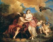 Franz Christoph Janneck Jupiter and Juno oil painting artist